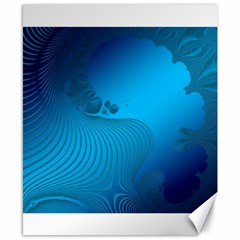 Fractals Lines Wave Pattern Canvas 8  X 10  by Nexatart