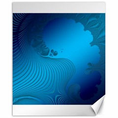 Fractals Lines Wave Pattern Canvas 16  X 20   by Nexatart