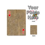 Abstract Forest Trees Age Aging Playing Cards 54 (Mini)  Front - Heart3