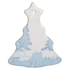 Winter Snow Trees Forest Ornament (christmas Tree) 