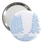 Winter Snow Trees Forest 3  Handbag Mirrors Front