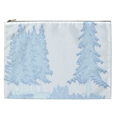 Winter Snow Trees Forest Cosmetic Bag (xxl) 