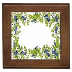 Birthday Card Flowers Daisies Ivy Framed Tiles by Nexatart