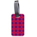 Retro Abstract Boho Unique Luggage Tags (Two Sides) Front