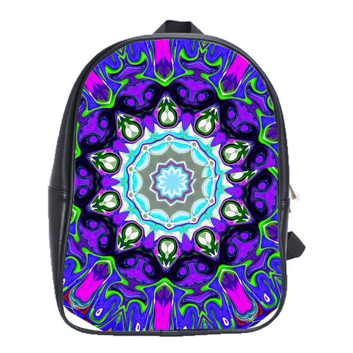 Graphic Isolated Mandela Colorful School Bags (XL) 