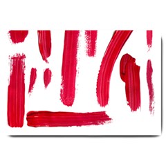 Paint Paint Smear Splotch Texture Large Doormat  by Nexatart