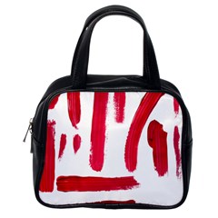 Paint Paint Smear Splotch Texture Classic Handbags (one Side) by Nexatart