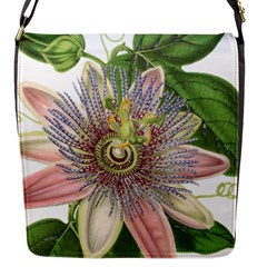 Passion Flower Flower Plant Blossom Flap Messenger Bag (s)