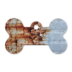 Peeling Paint             Dog Tag Bone (one Side) by LalyLauraFLM