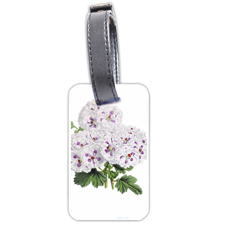 Flower Plant Blossom Bloom Vintage Luggage Tags (One Side) 