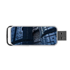 Graphic Design Background Portable Usb Flash (one Side) by Nexatart