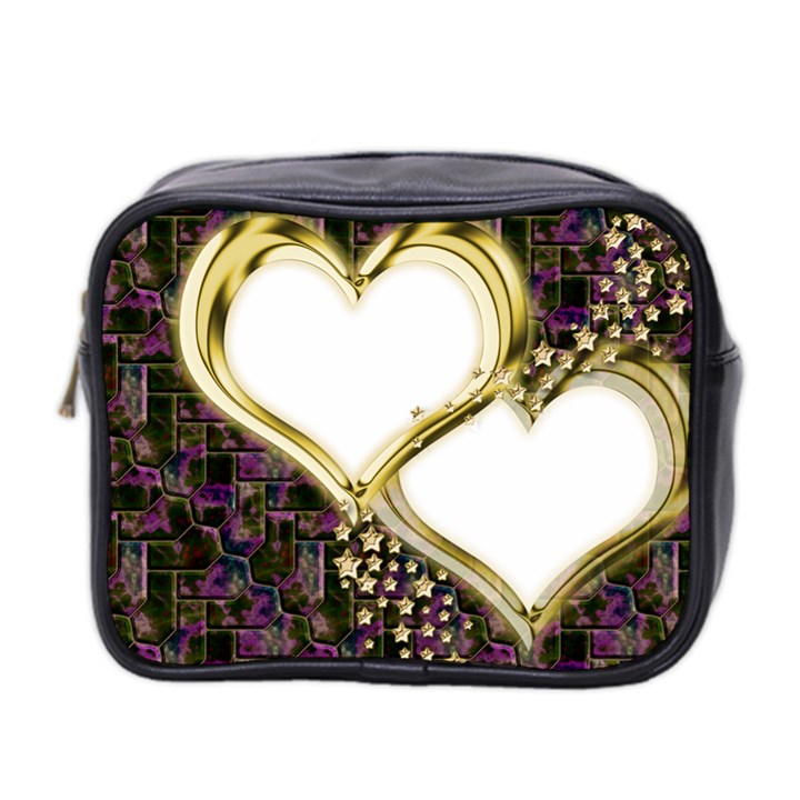 Lover Romantic Couple Apart Mini Toiletries Bag 2-Side