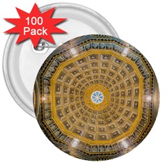 Arches Architecture Cathedral 3  Buttons (100 Pack)  by Nexatart