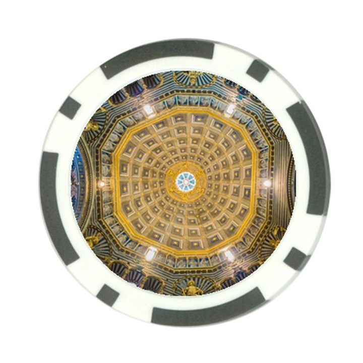 Arches Architecture Cathedral Poker Chip Card Guard