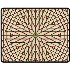 Kaleidoscope Online Triangle Fleece Blanket (medium)  by Nexatart