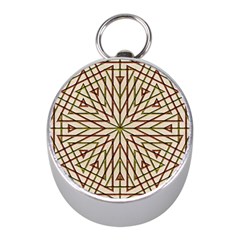 Kaleidoscope Online Triangle Mini Silver Compasses by Nexatart