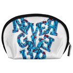 Sport Crossfit Fitness Gym Never Give Up Accessory Pouches (Large)  Back