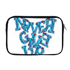 Sport Crossfit Fitness Gym Never Give Up Apple Macbook Pro 17  Zipper Case by Nexatart