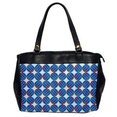 Geometric Dots Pattern Rainbow Office Handbags by Nexatart