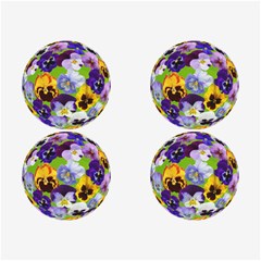 Spring Pansy Blossom Bloom Plant Belt Buckles by Nexatart