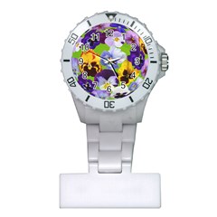 Spring Pansy Blossom Bloom Plant Plastic Nurses Watch by Nexatart