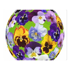 Spring Pansy Blossom Bloom Plant Double Sided Flano Blanket (large)  by Nexatart