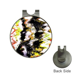 Canvas Acrylic Digital Design Hat Clips With Golf Markers by Nexatart