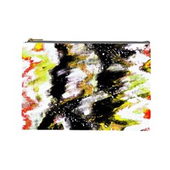 Canvas Acrylic Digital Design Cosmetic Bag (large)  by Nexatart