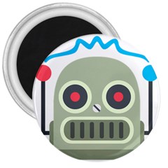 Robot 3  Magnets by BestEmojis