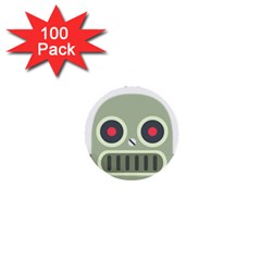 Robot 1  Mini Buttons (100 Pack)  by BestEmojis