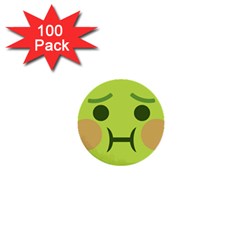 Barf 1  Mini Buttons (100 Pack)  by BestEmojis