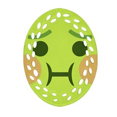 Barf Oval Filigree Ornament (two Sides) by BestEmojis