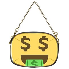 Money Face Emoji Chain Purses (two Sides) 