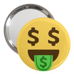 Money Face Emoji 3  Handbag Mirrors by BestEmojis