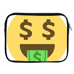 Money Face Emoji Apple Ipad 2/3/4 Zipper Cases by BestEmojis