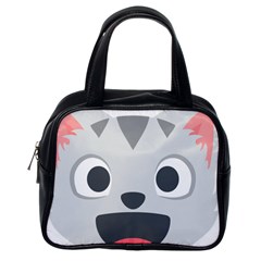 Cat Smile Classic Handbags (one Side) by BestEmojis