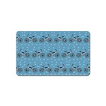 Bicycles Pattern Magnet (Name Card) Front