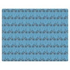 Bicycles Pattern Double Sided Flano Blanket (medium)  by linceazul