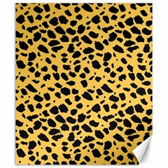 Skin Animals Cheetah Dalmation Black Yellow Canvas 20  X 24  