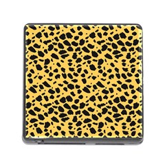 Skin Animals Cheetah Dalmation Black Yellow Memory Card Reader (square)