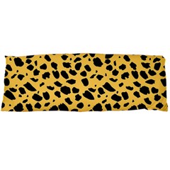 Skin Animals Cheetah Dalmation Black Yellow Body Pillow Case Dakimakura (two Sides) by Mariart