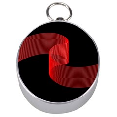 Tape Strip Red Black Amoled Wave Waves Chevron Silver Compasses