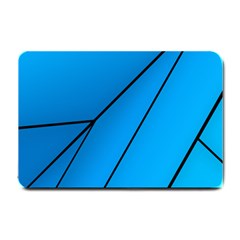 Technical Line Blue Black Small Doormat 