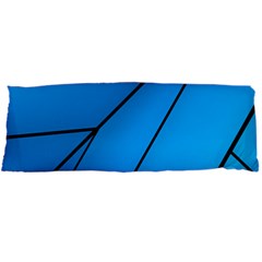 Technical Line Blue Black Body Pillow Case Dakimakura (two Sides)