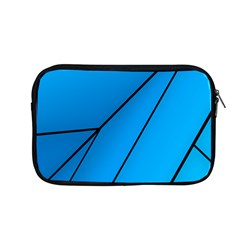 Technical Line Blue Black Apple Macbook Pro 13  Zipper Case by Mariart