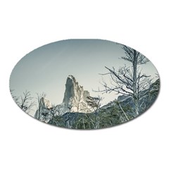 Fitz Roy Mountain, El Chalten Patagonia   Argentina Oval Magnet by dflcprints