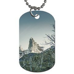 Fitz Roy Mountain, El Chalten Patagonia   Argentina Dog Tag (one Side) by dflcprints