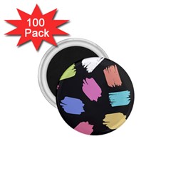 Many Colors Pattern Seamless 1 75  Magnets (100 Pack)  by Nexatart