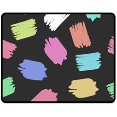 Many Colors Pattern Seamless Fleece Blanket (medium)  by Nexatart