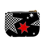 Stars Seamless Pattern Background Mini Coin Purses Back